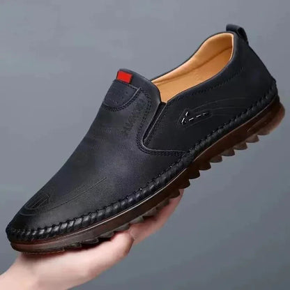 Mocassins homme cuir véritable semelle EVA antidérapante