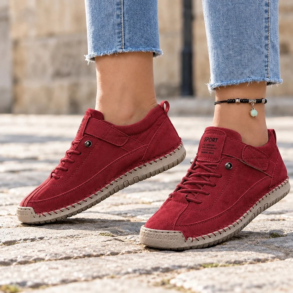 Nell – Baskets Orthopédiques Pieds Larges