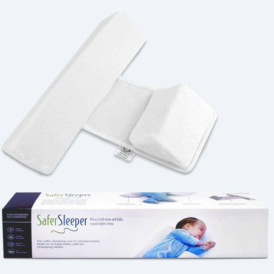 Coussin antiroulis bébé mousse à mémoire forme angle 45-90° housse lavable 0-12 mois