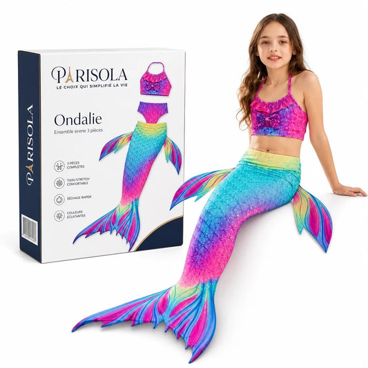 Ondalie – Maillot de Bain Sirène Fille