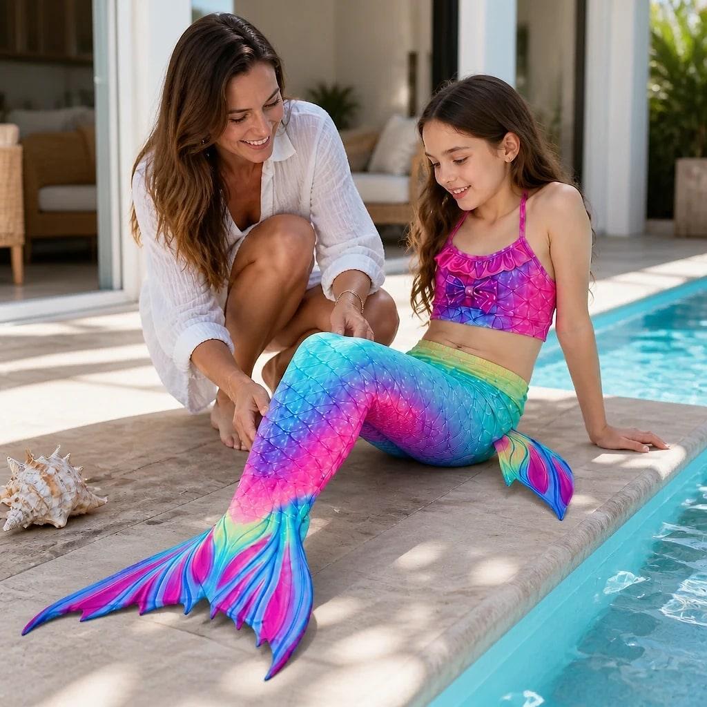 Ondalie – Maillot de Bain Sirène Fille