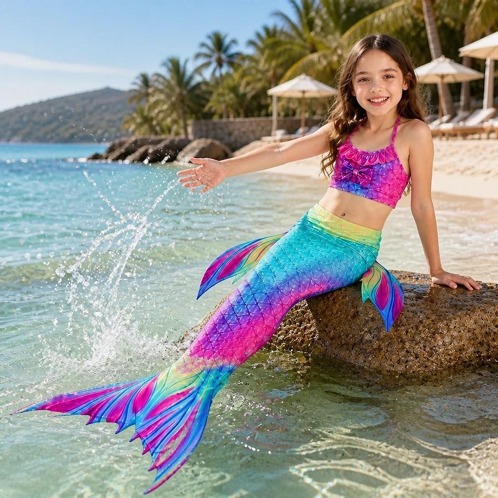 Ondalie – Maillot de Bain Sirène Fille