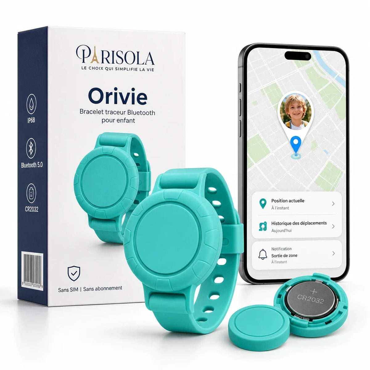 Orivie – Traceur GPS Enfant