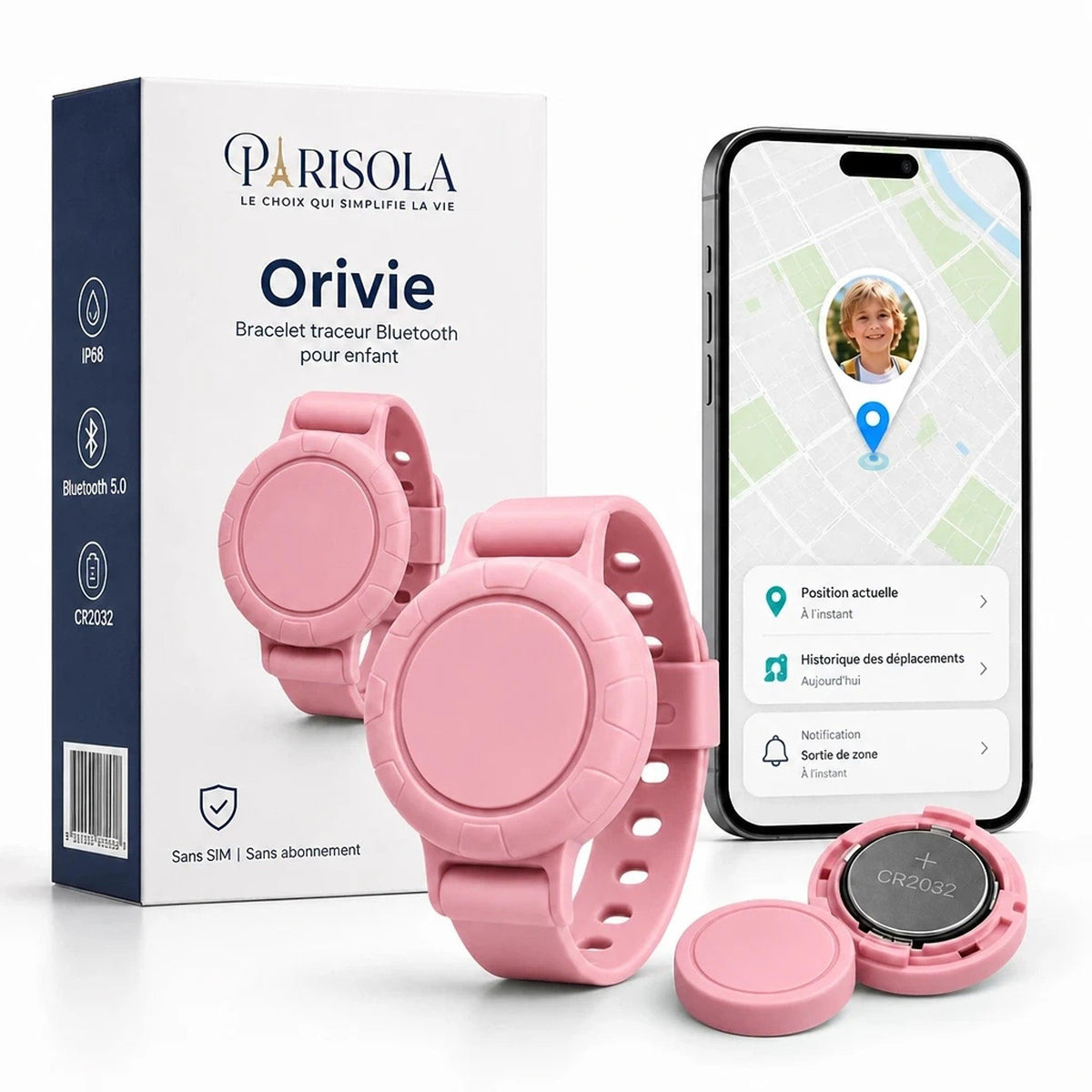 Orivie – Traceur GPS Enfant