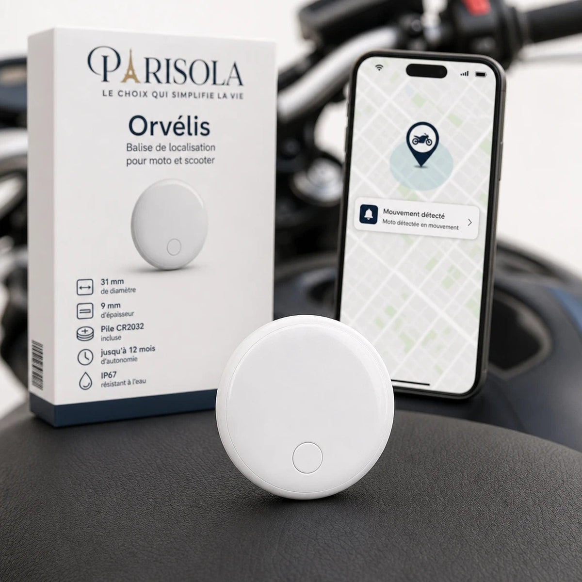 Orvélis – Traceur GPS Moto