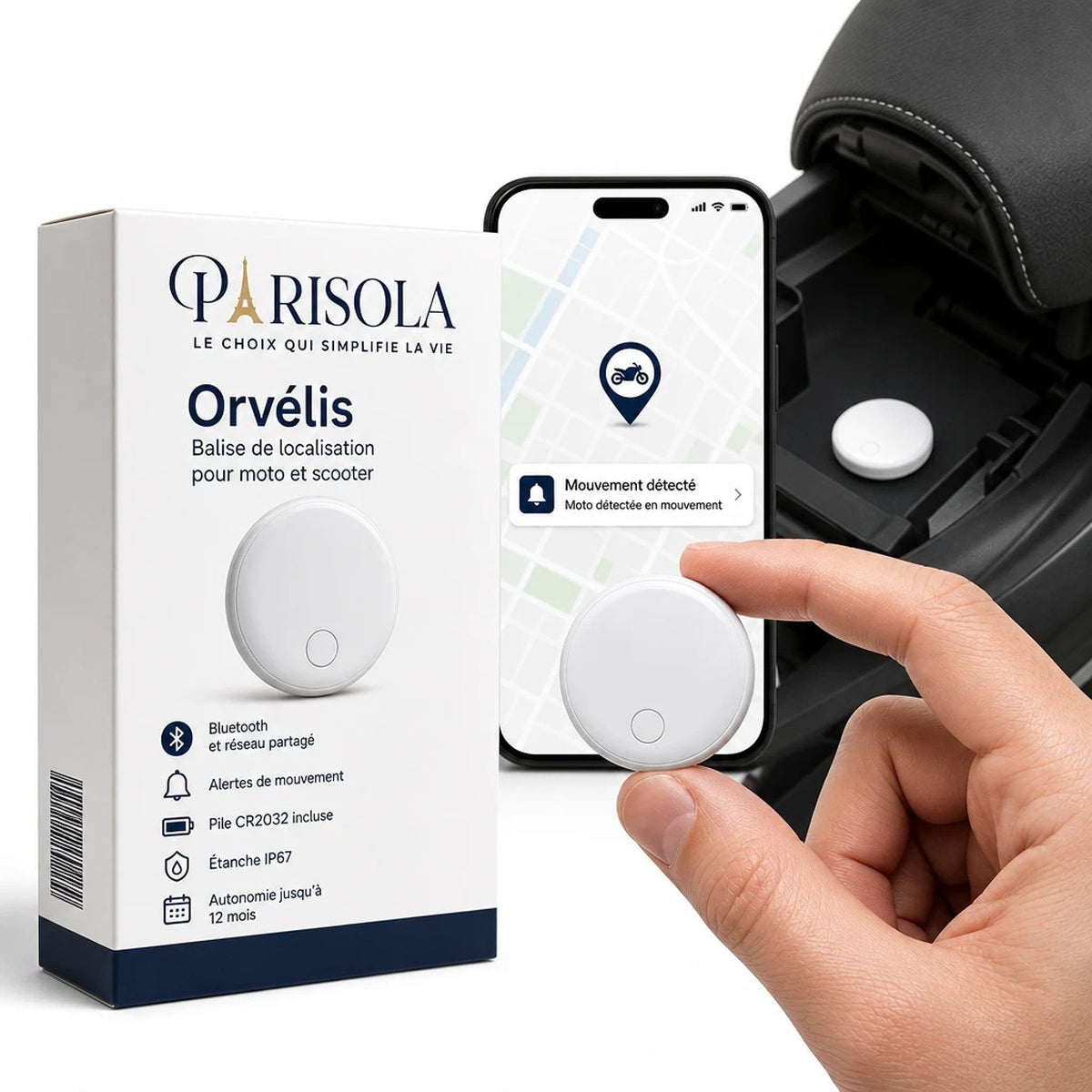 Orvélis – Traceur GPS Moto