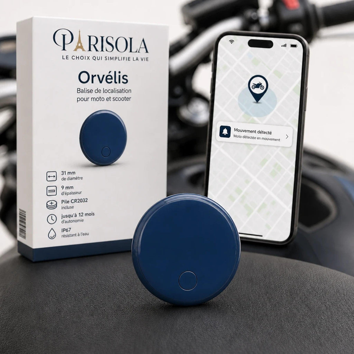 Orvélis – Traceur GPS Moto