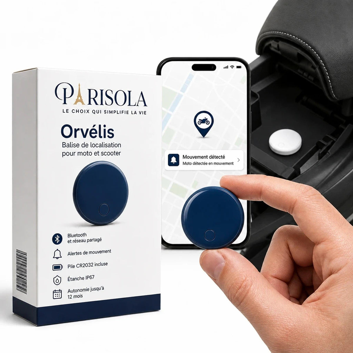 Orvélis – Traceur GPS Moto