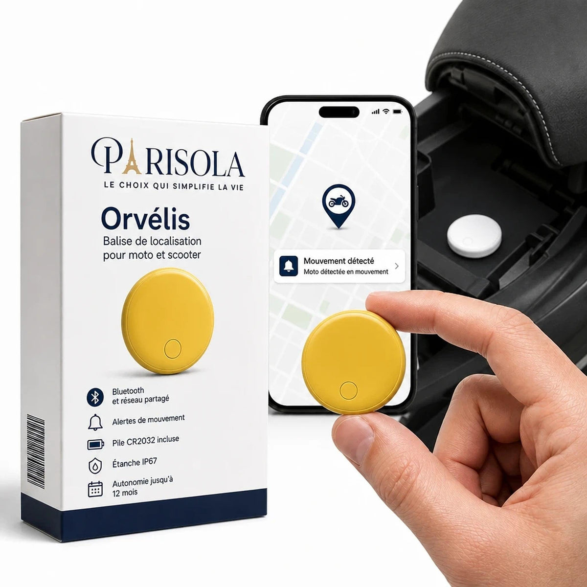 Orvélis – Traceur GPS Moto