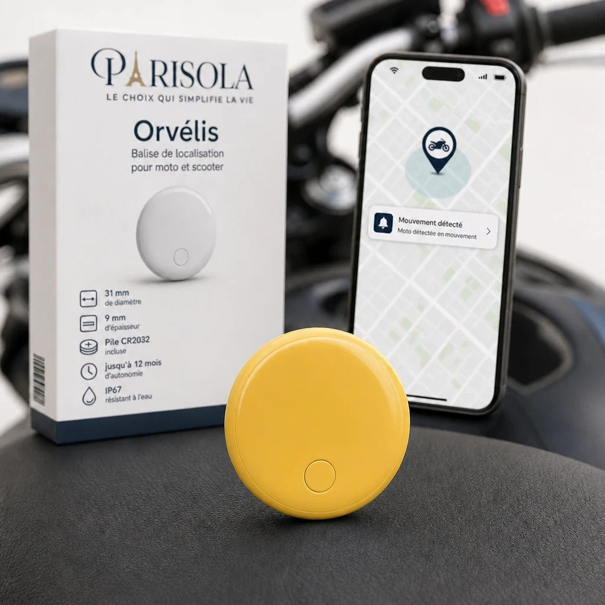 Orvélis – Traceur GPS Moto