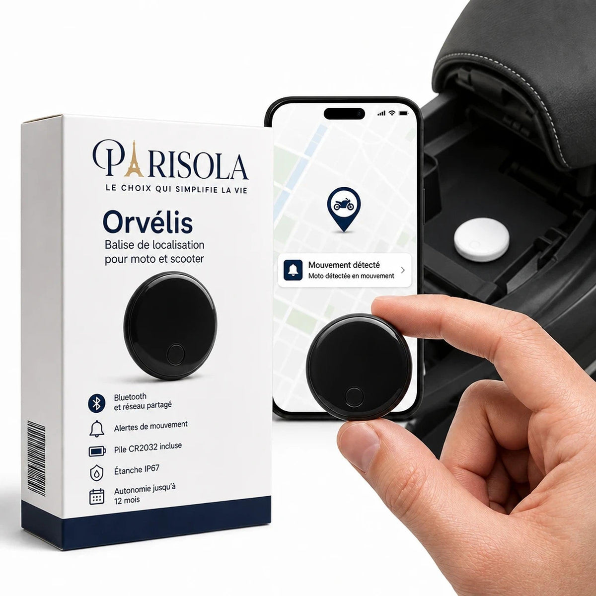 Orvélis – Traceur GPS Moto