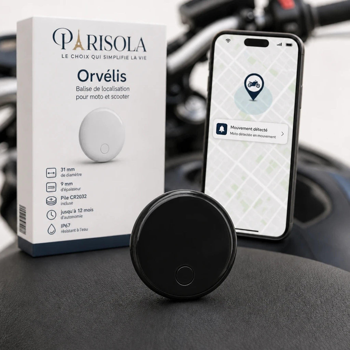 Orvélis – Traceur GPS Moto