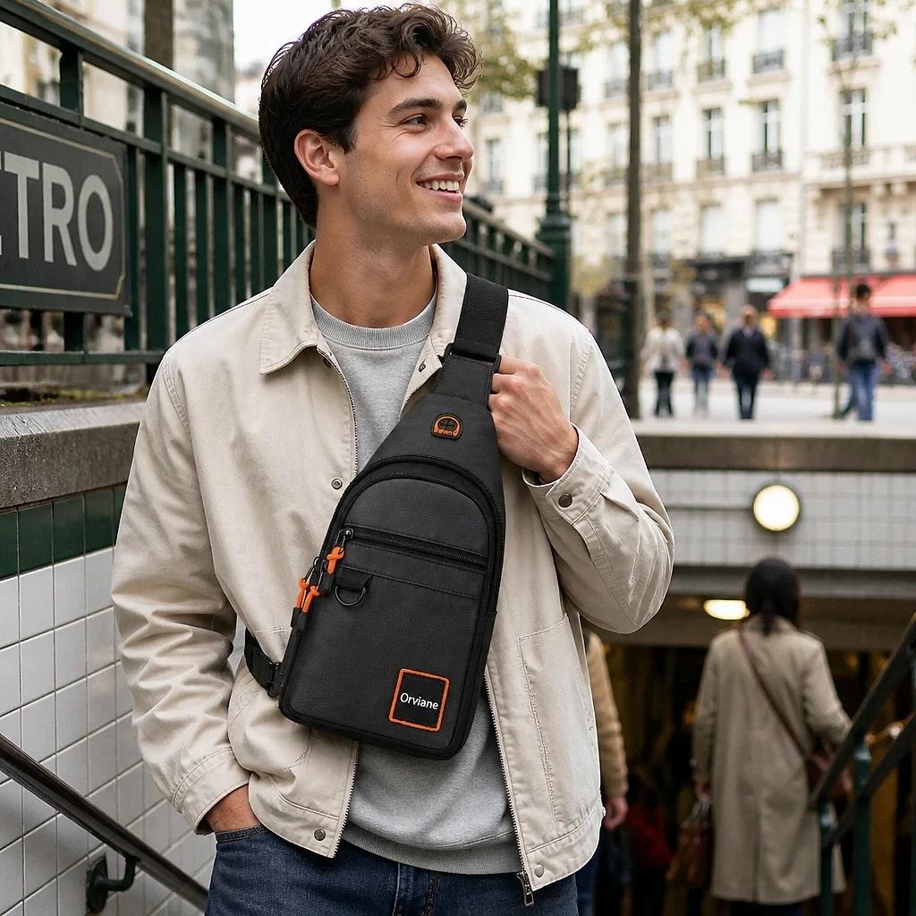 Orviane – Sac Bandoulière Femme