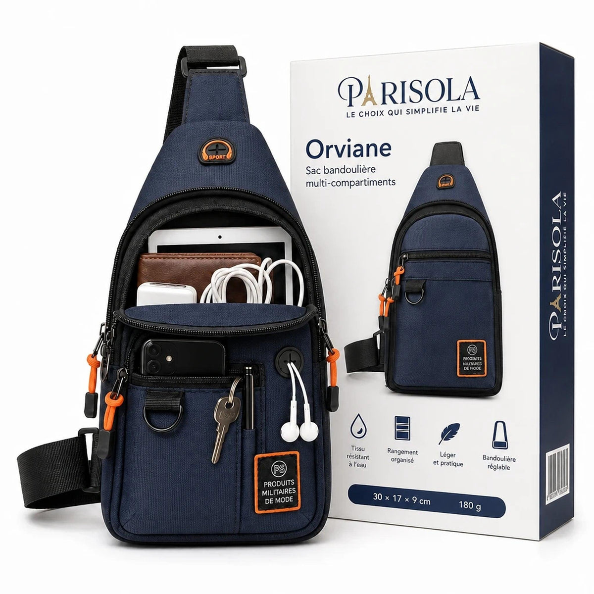 Orviane – Sac Bandoulière Femme