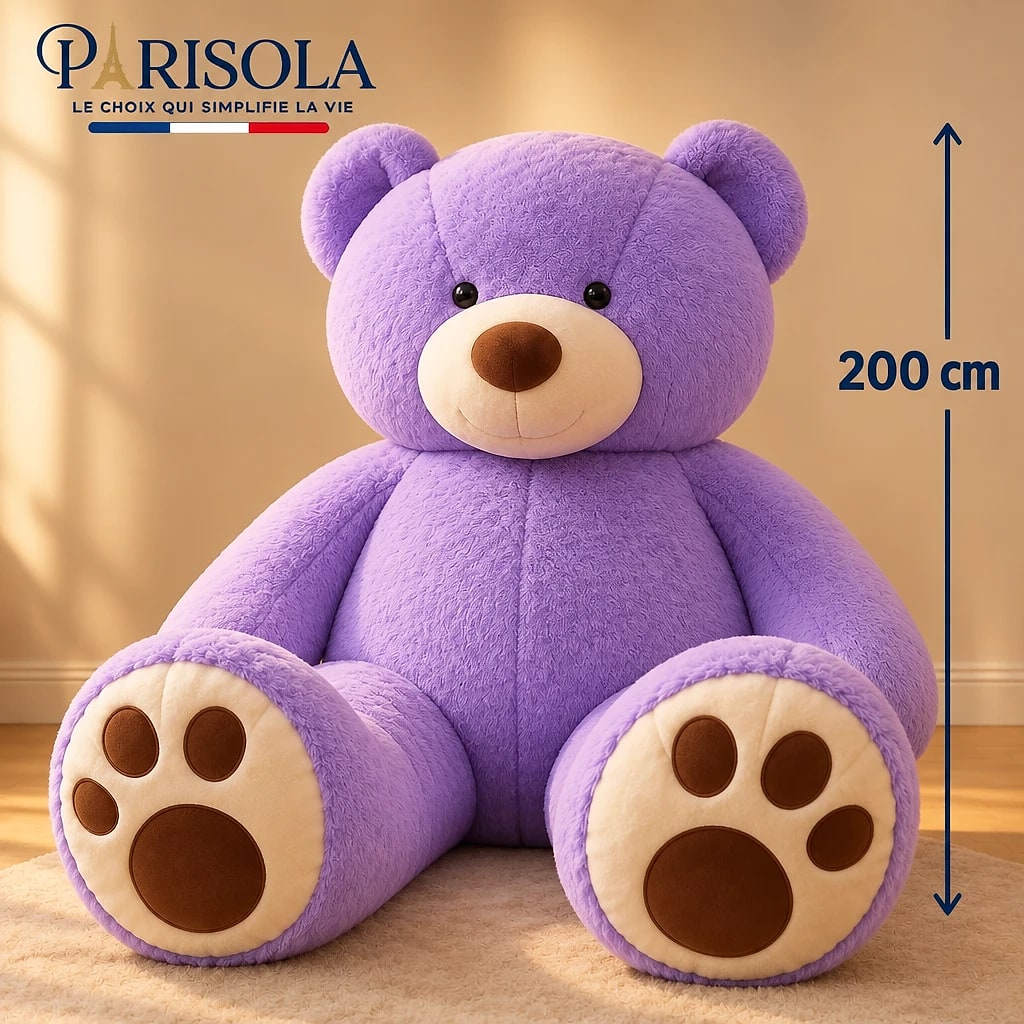 Ours en Peluche Doux Câlin Géant