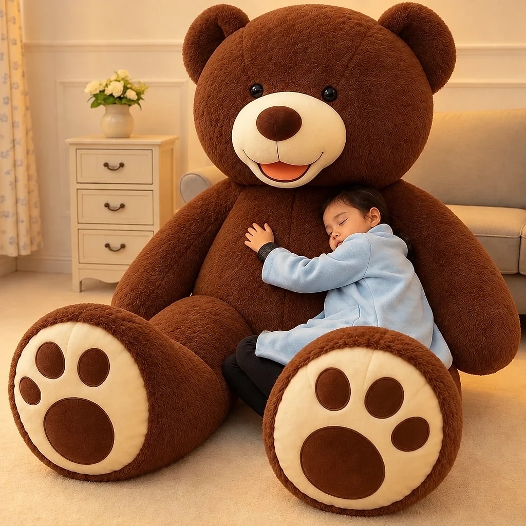 Ours en Peluche Doux Câlin Géant