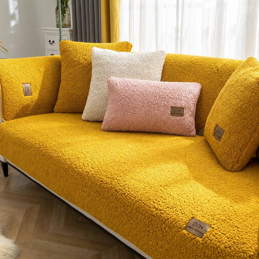 Plaid Canapé en Peluche Antidérapant