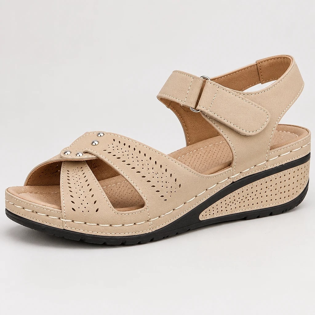 Primrose – Sandales Orthopédiques Talon Compensé