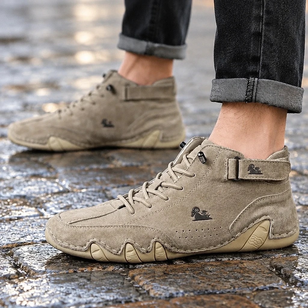 Reuben – Baskets Orthopédiques Cuir Imperméable