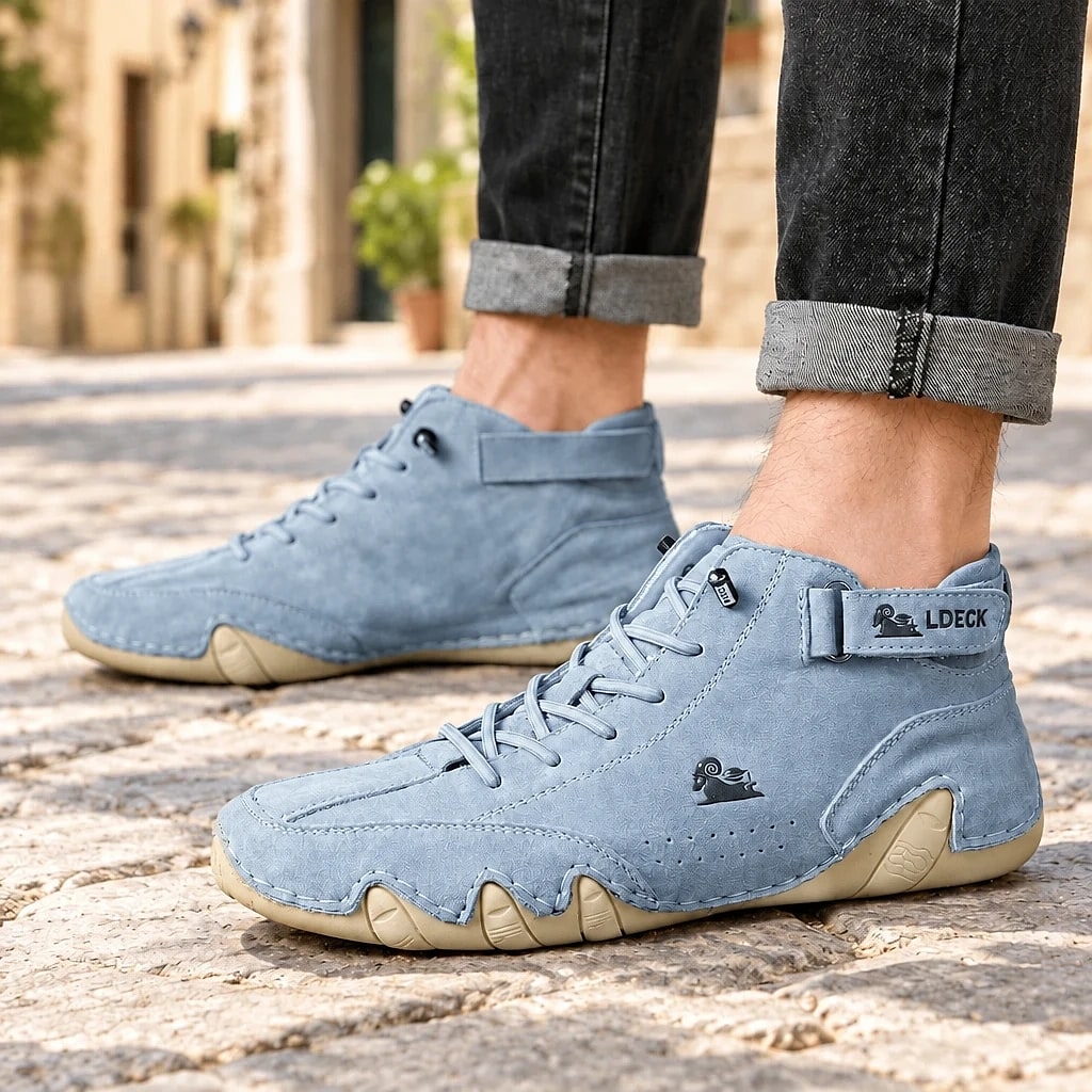 Reuben – Baskets Orthopédiques Cuir Imperméable