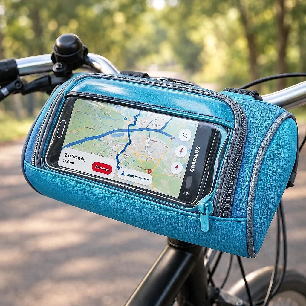 Sacoche Guidon Vélo Tactile