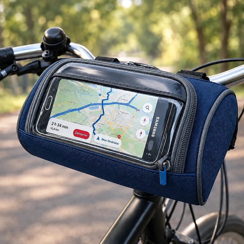 Sacoche Guidon Vélo Tactile