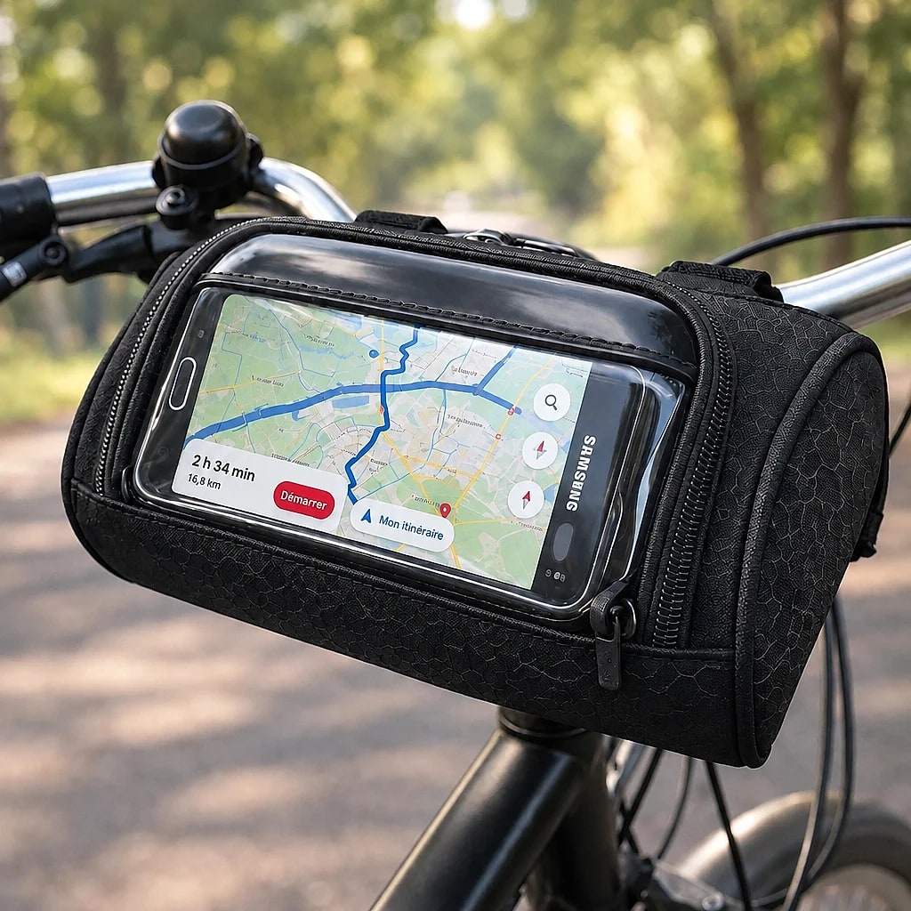 Sacoche Guidon Vélo Tactile