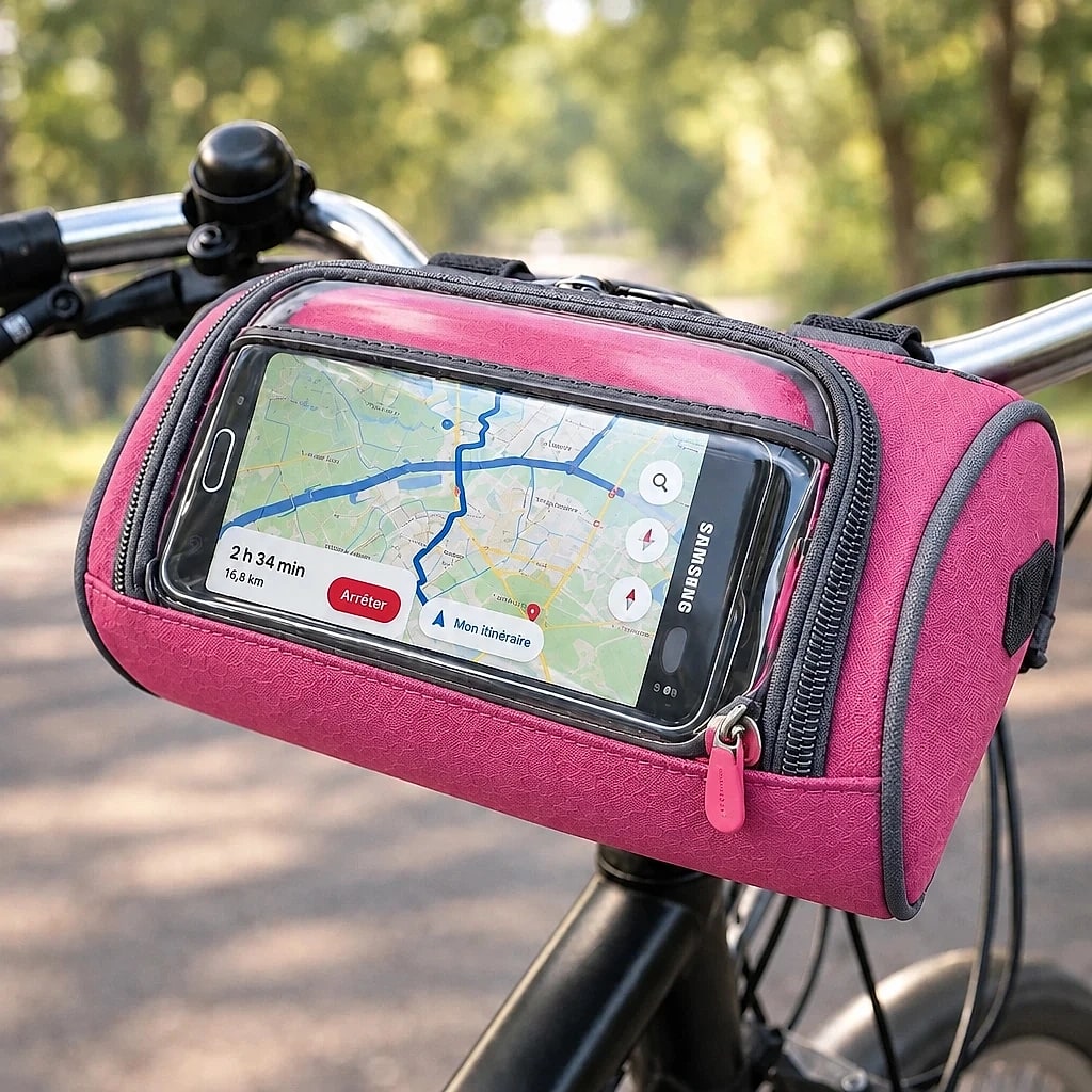 Sacoche Guidon Vélo Tactile