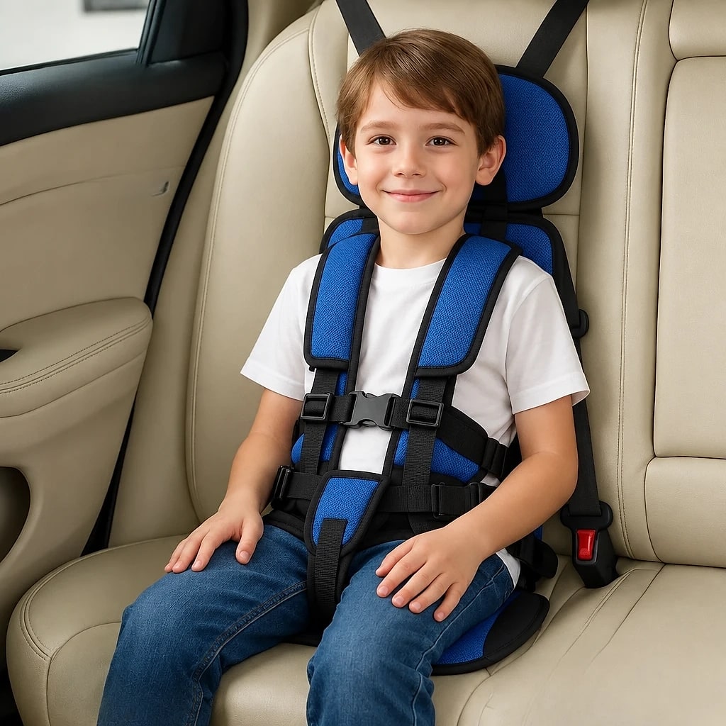 Siège Auto Enfant Pliable Harnais 5 Points