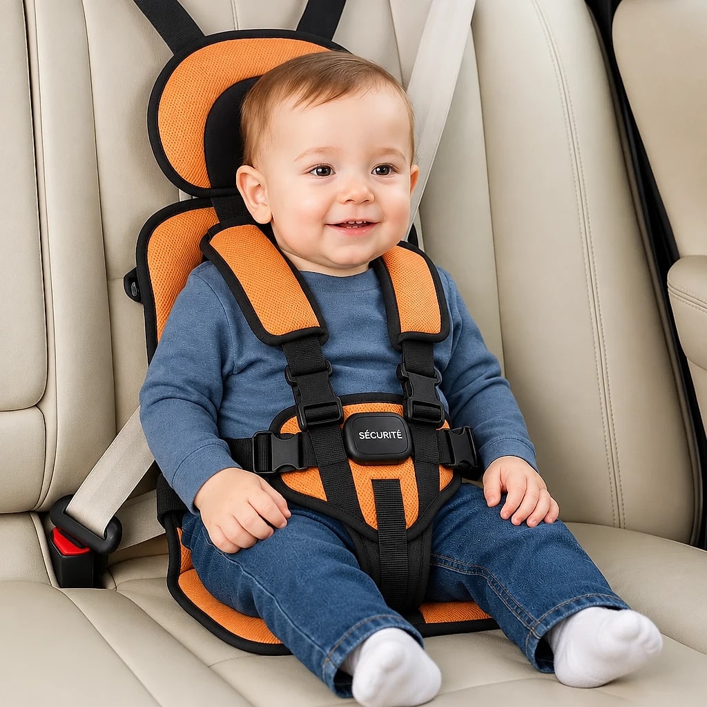 Siège Auto Enfant Pliable Harnais 5 Points