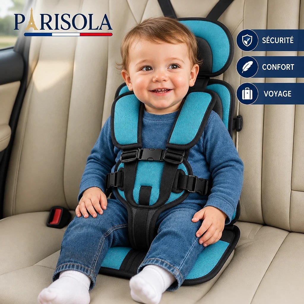 Siège Auto Enfant Pliable Harnais 5 Points