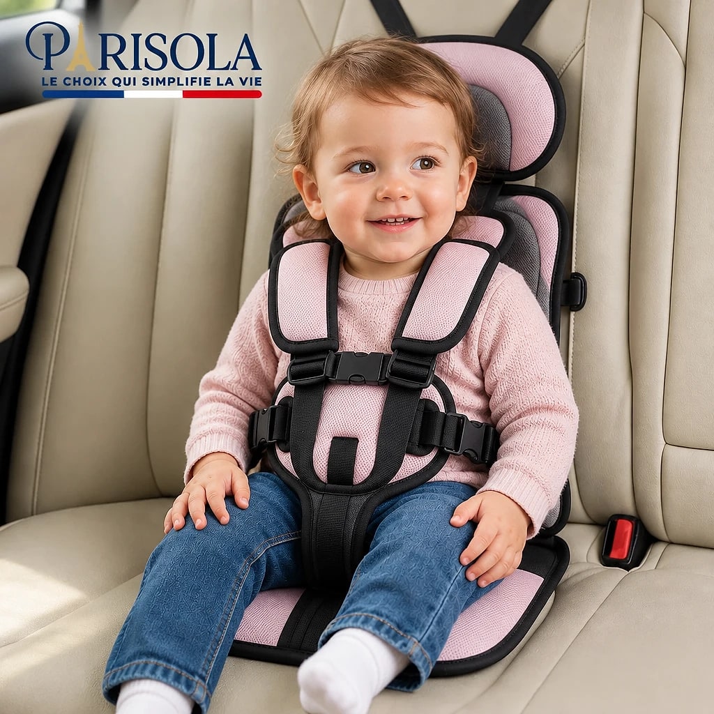 Siège Auto Enfant Pliable Harnais 5 Points