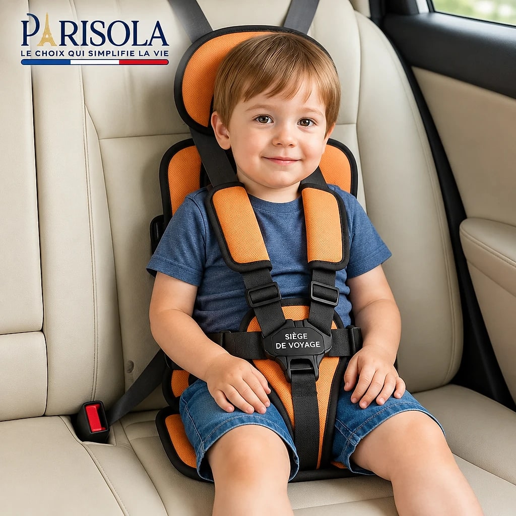 Siège Auto Enfant Pliable Harnais 5 Points