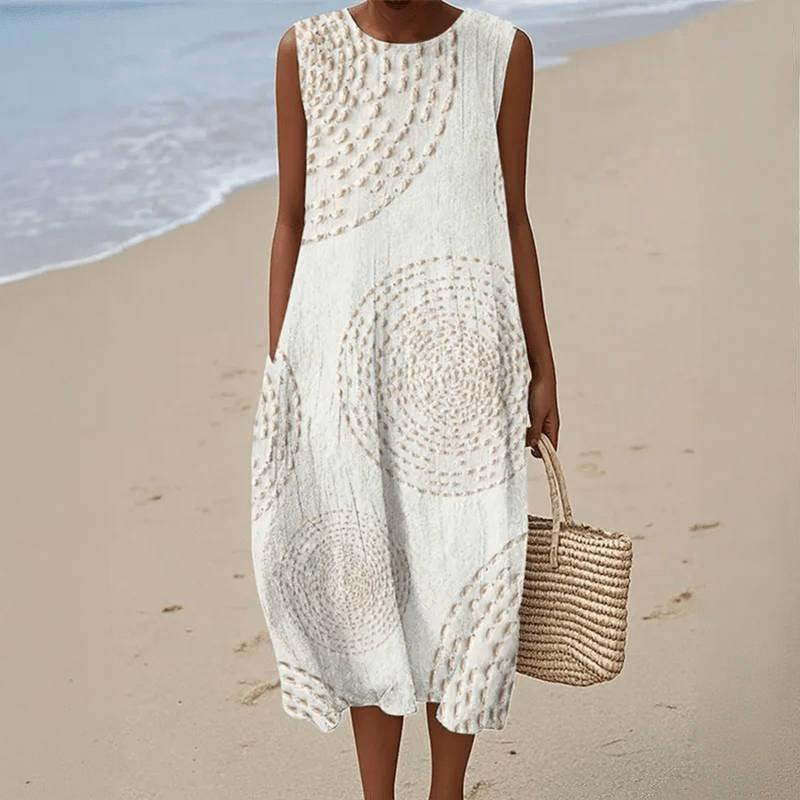 Solane – Robe Longue Fluide en Lin
