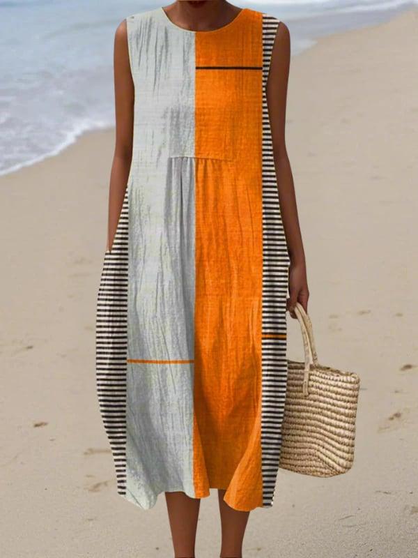 Solane – Robe Longue Fluide en Lin