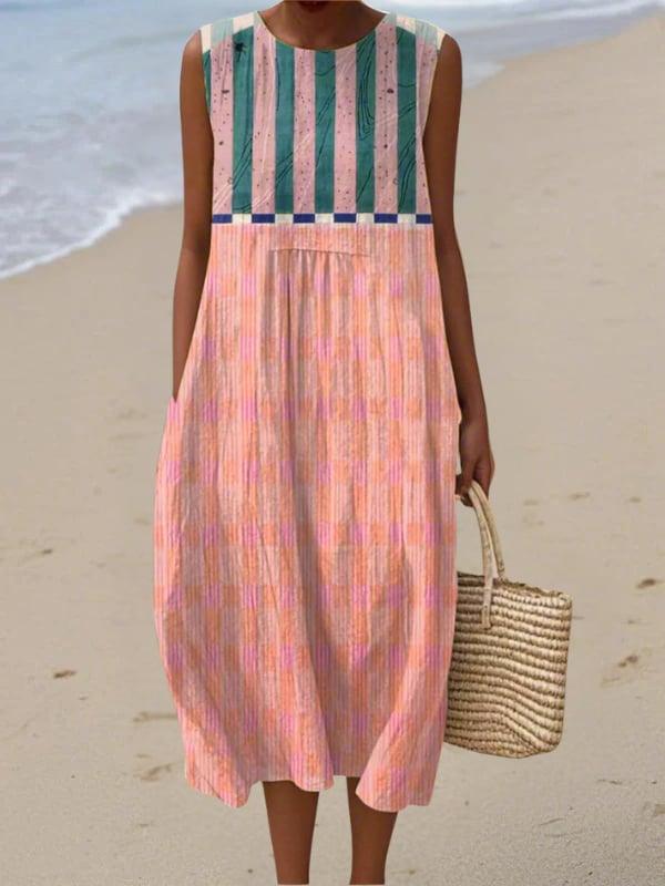 Solane – Robe Longue Fluide en Lin