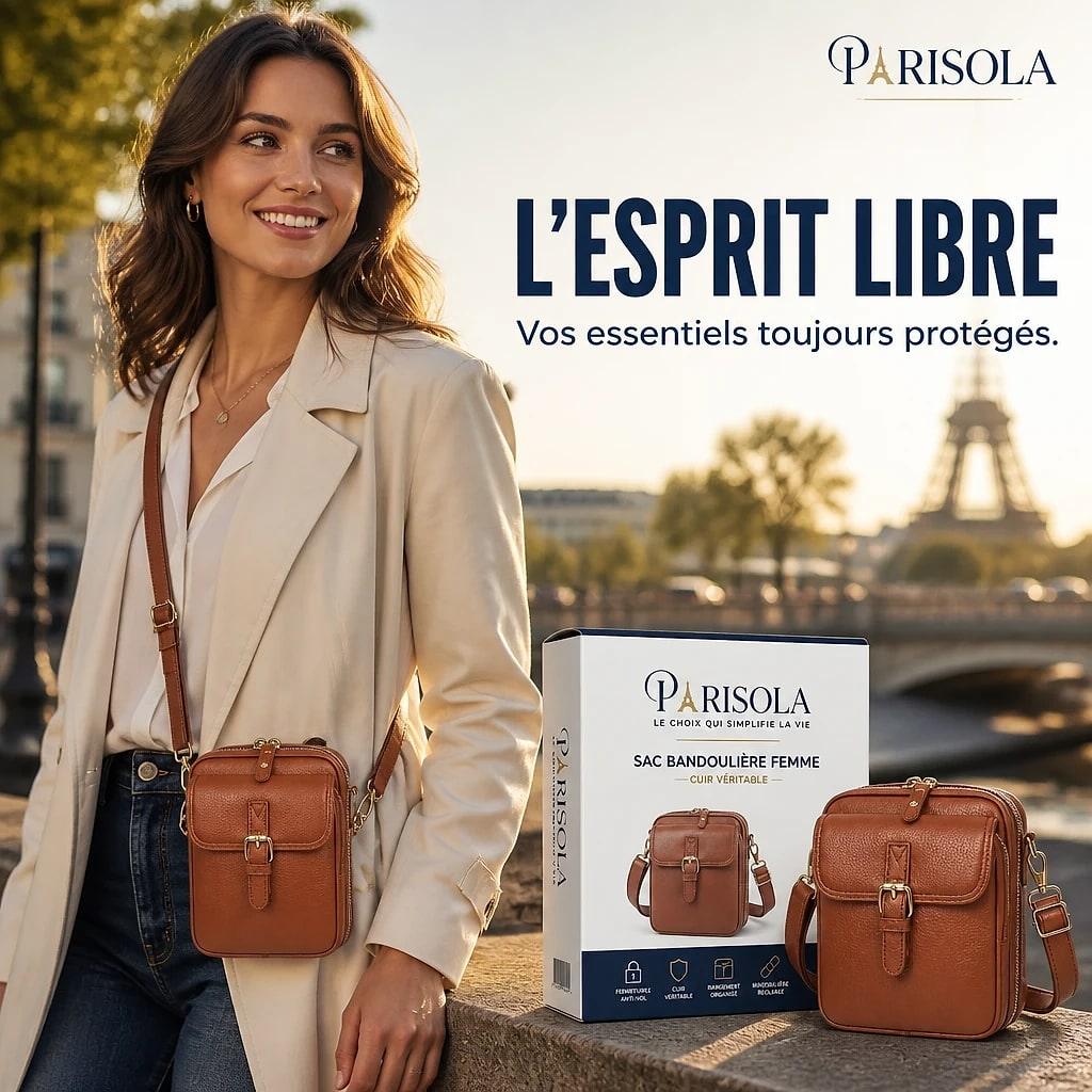 Solenya – Sac Bandoulière Anti-Vol