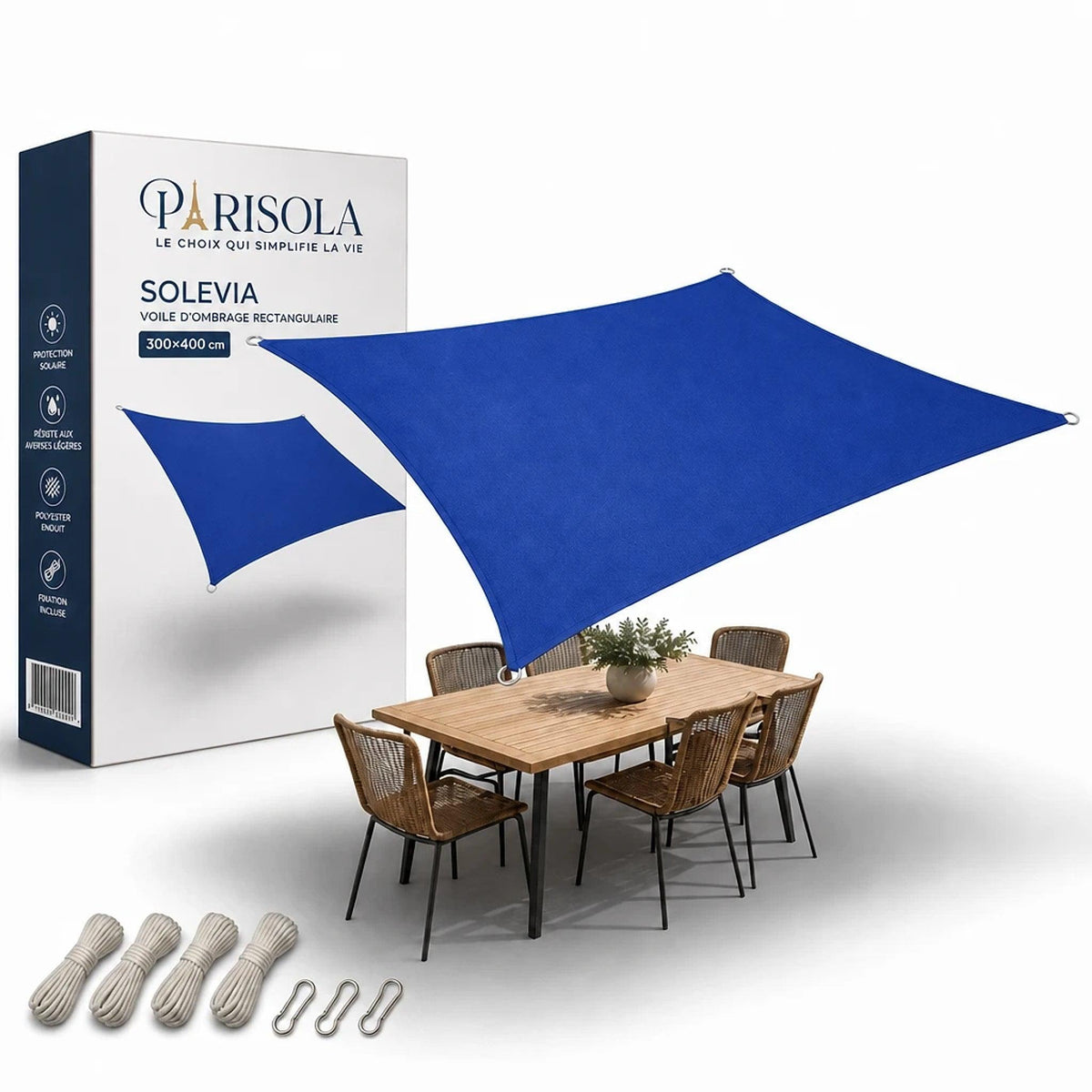 Solevia – Voile d’Ombrage Rectangulaire