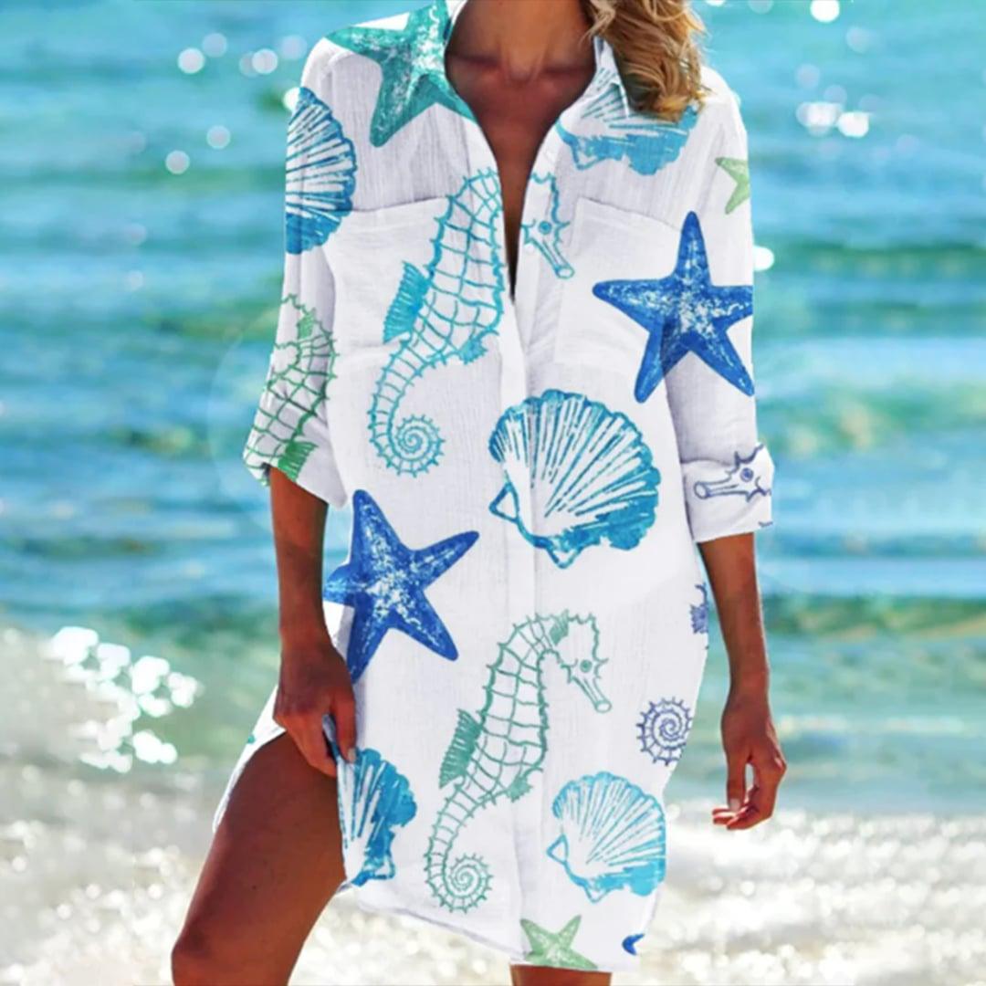 Solreva – Robe Chemise Imprimée