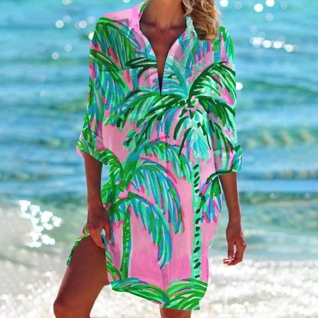 Solreva – Robe Chemise Imprimée