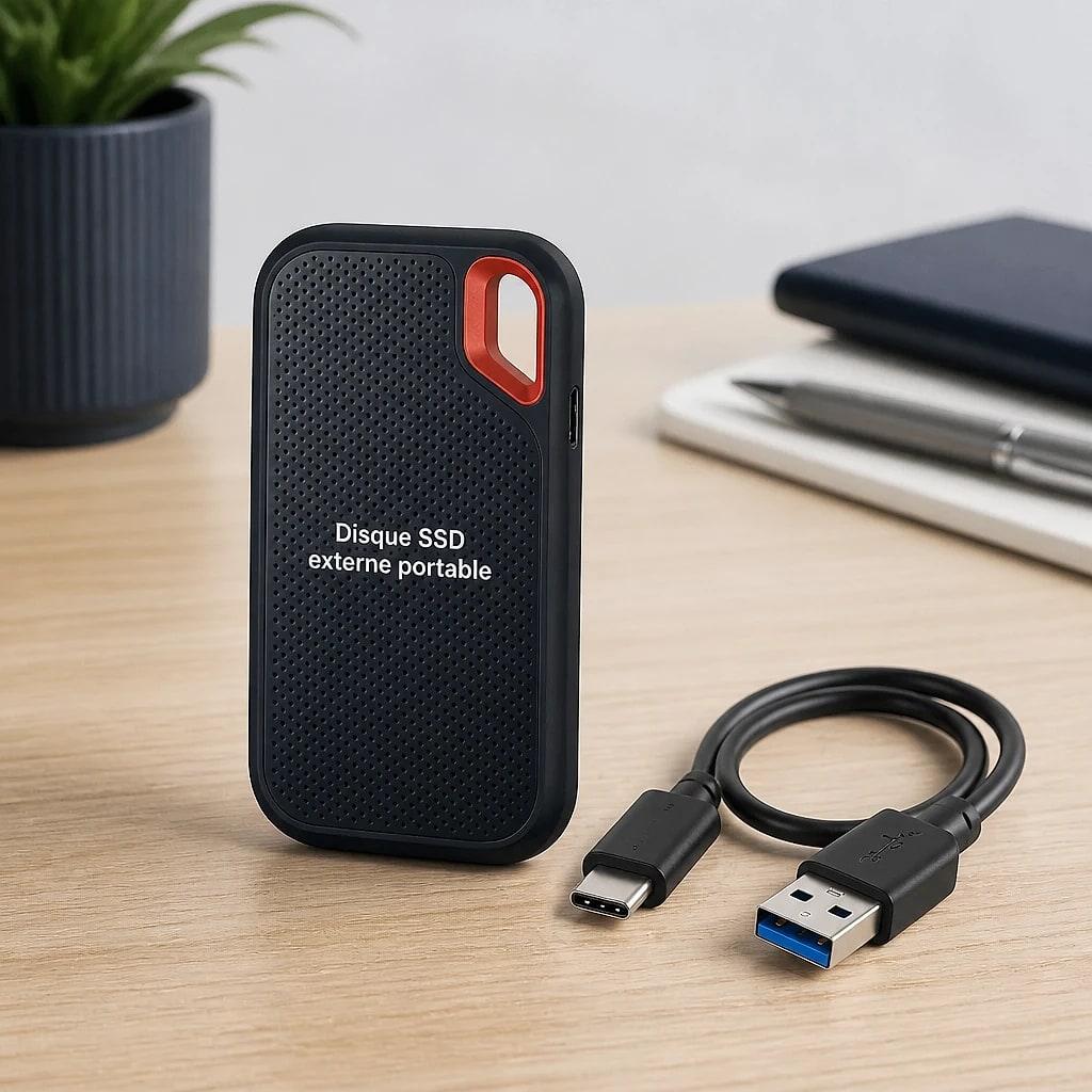 SSD Externe Haute Vitesse Antichoc