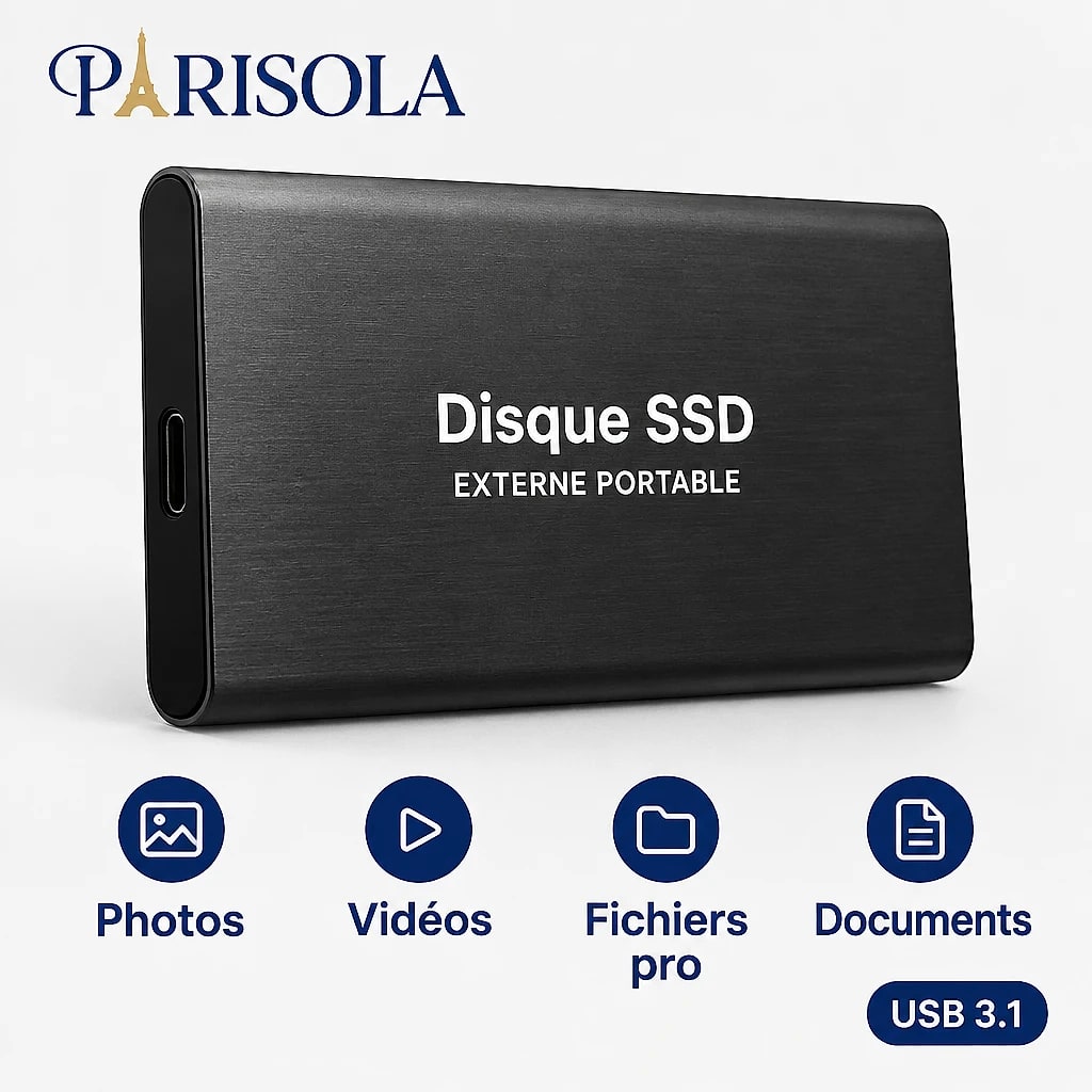 SSD Externe Ultra Rapide Portable