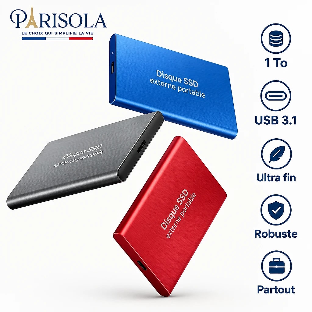 SSD Externe Ultra Rapide Portable