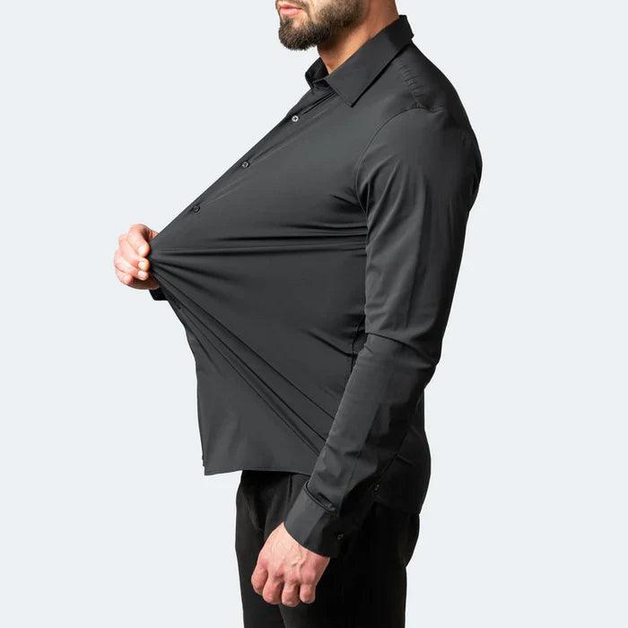 Chemise homme infroissable élastique coupe moderne
