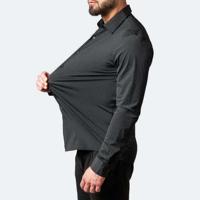 Chemise homme infroissable élastique coupe moderne
