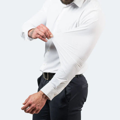 Chemise homme infroissable élastique coupe moderne