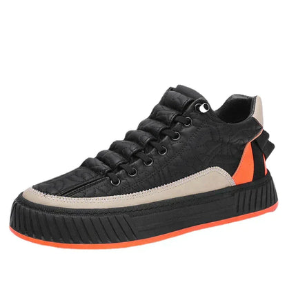 Baskets homme cuir synthétique décontractées semelle EVA caoutchouc