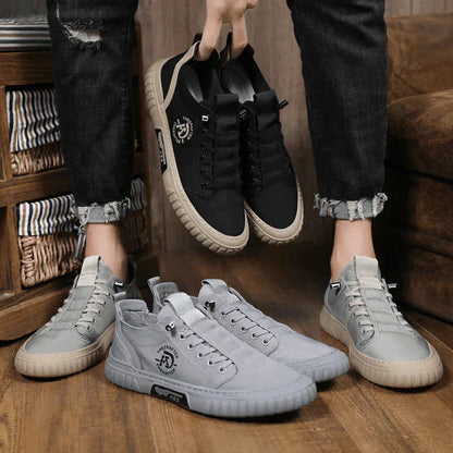 Baskets homme toile semelle EVA caoutchouc pratiques quotidien