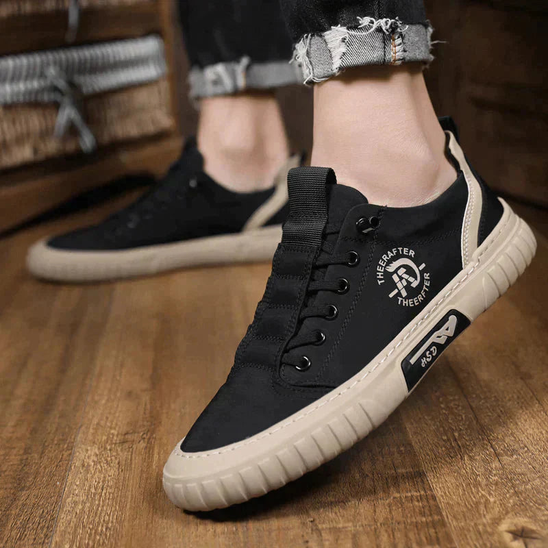 Baskets homme toile semelle EVA caoutchouc pratiques quotidien