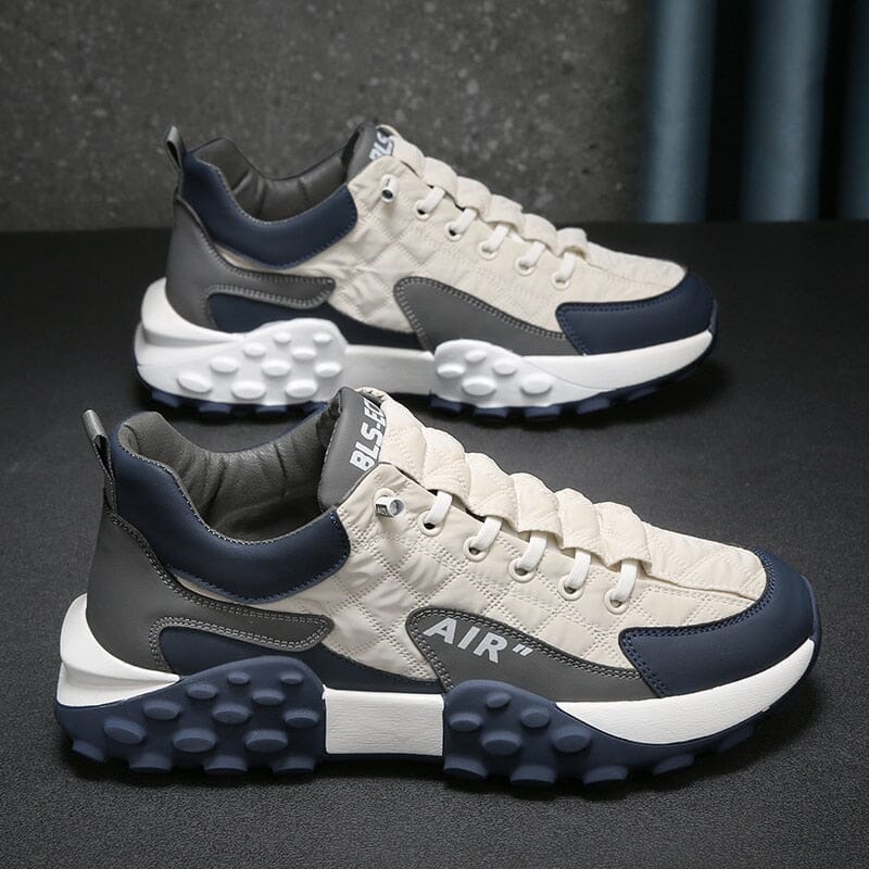 Baskets homme microfibre PU semelle EVA caoutchouc respirantes